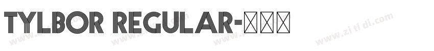 Tylbor Regular字体转换 Tylbor Regular字体转换